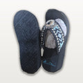 Turquoise Beaded Horseshoe Concho Flip-Flops