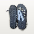 Black Marquise Rhinestone Flip-Flops