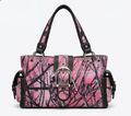 Pink Moonshine Camo Satchel
