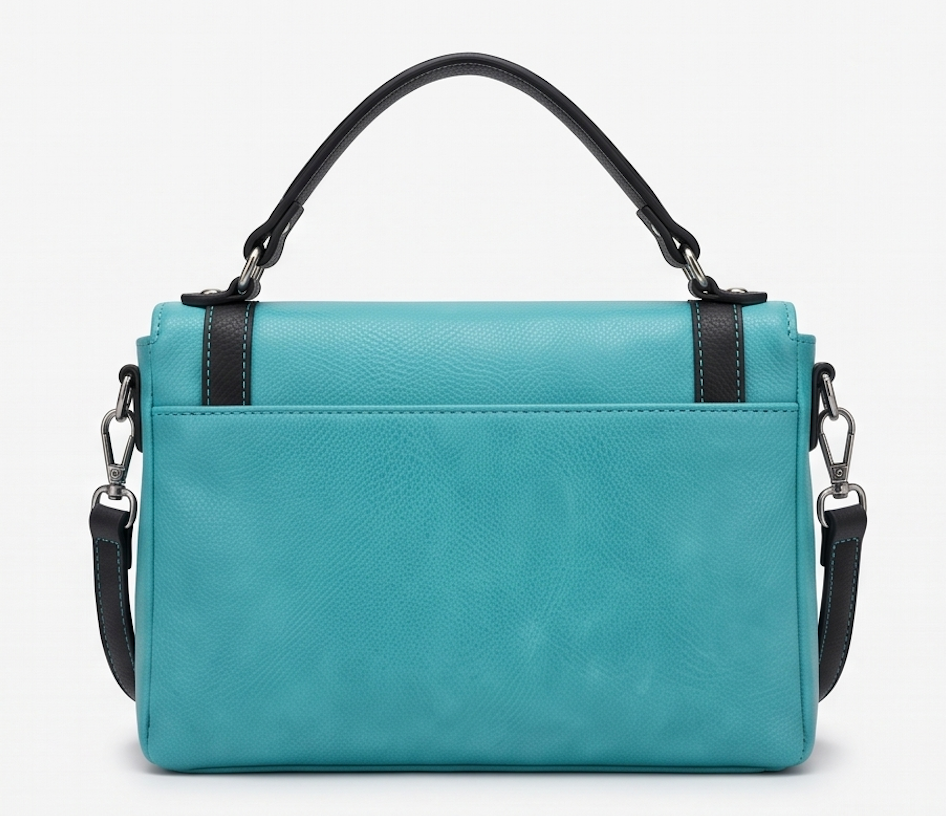 Teal Cross Chain Satchel