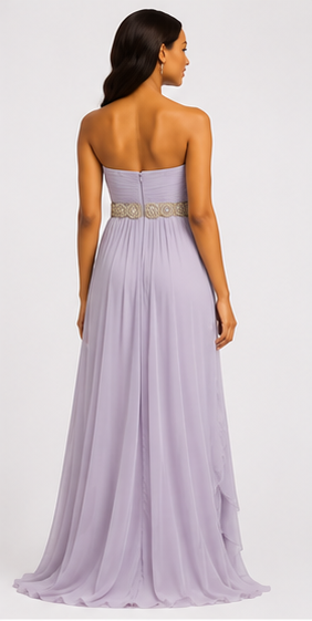 Lilac High-Low Gown - Lilac (view 5)