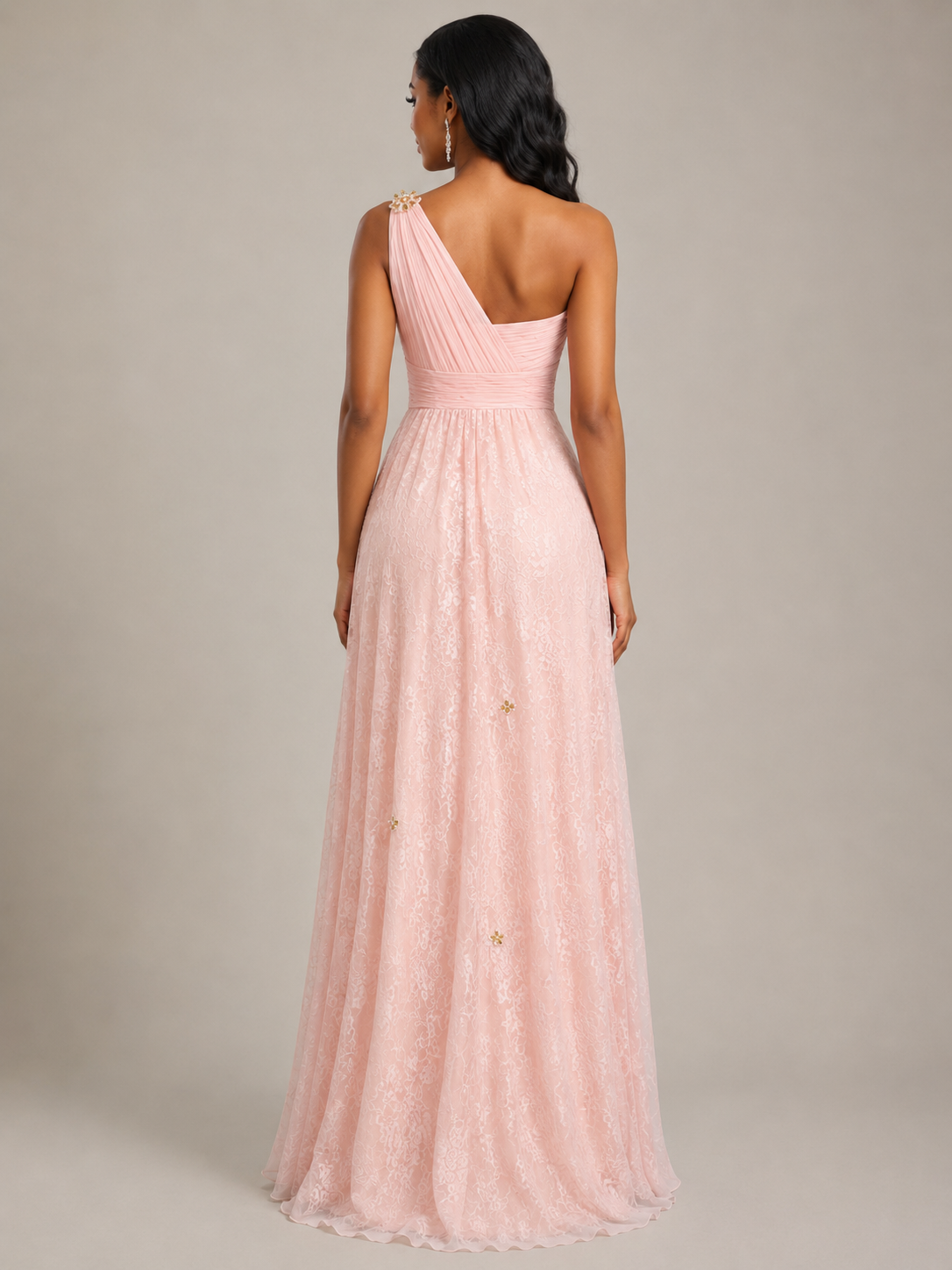 Blush Classic Party Gown - Blush (view 1)