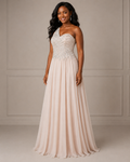 Ivory Long Party Gown - Ivory (view 1)