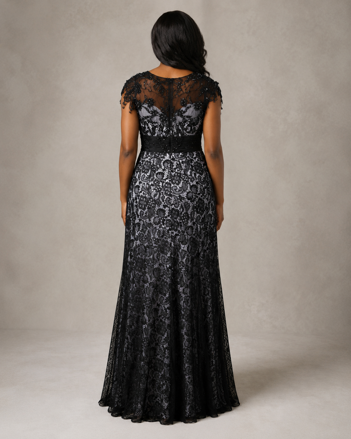 Black Elegant Occasion Gown - Black (view 1)