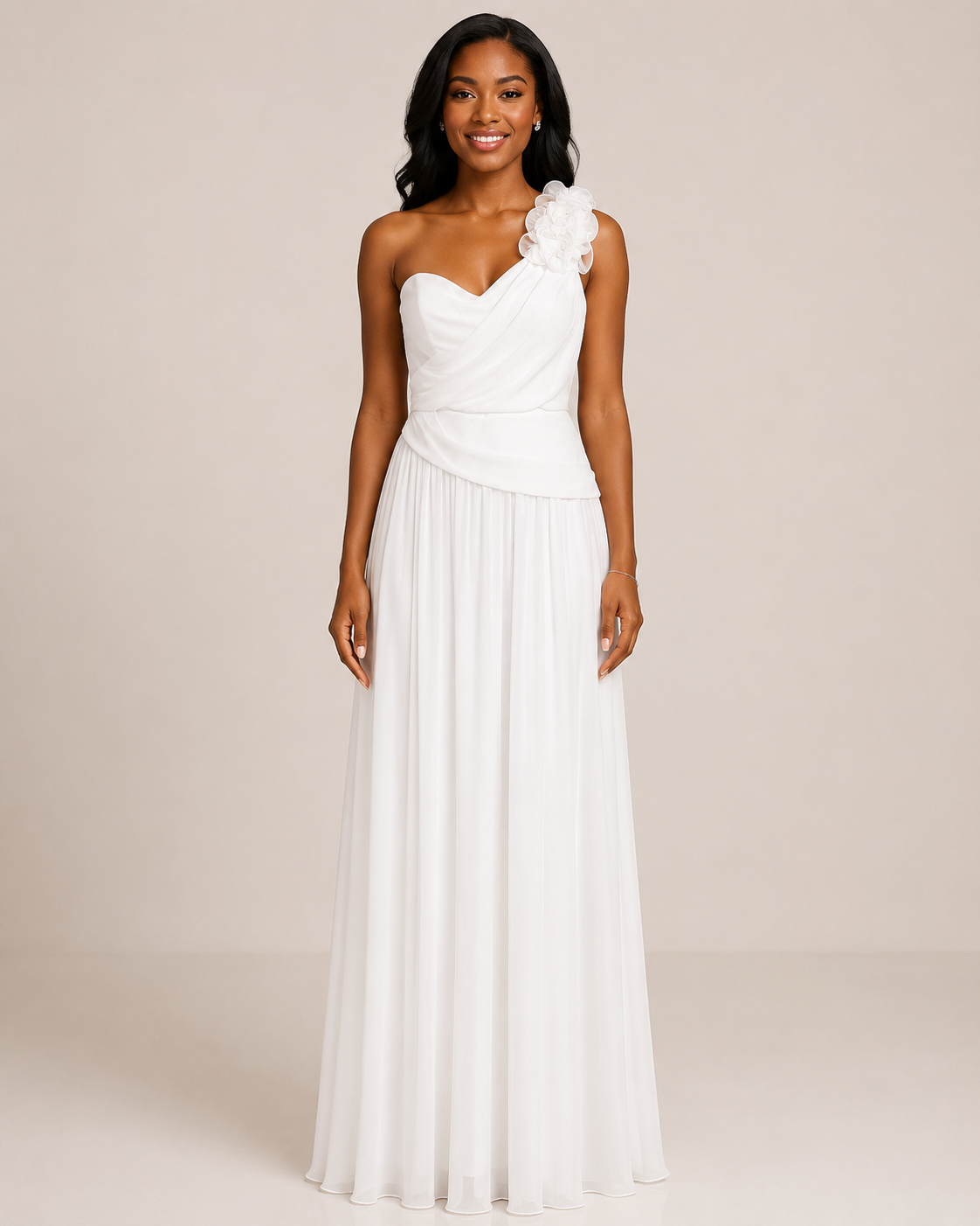 Ivory Timeless Prom Gown - Ivory (view 1)