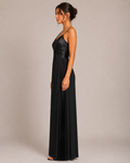 Black Graceful Occasion Gown - Black (view 1)