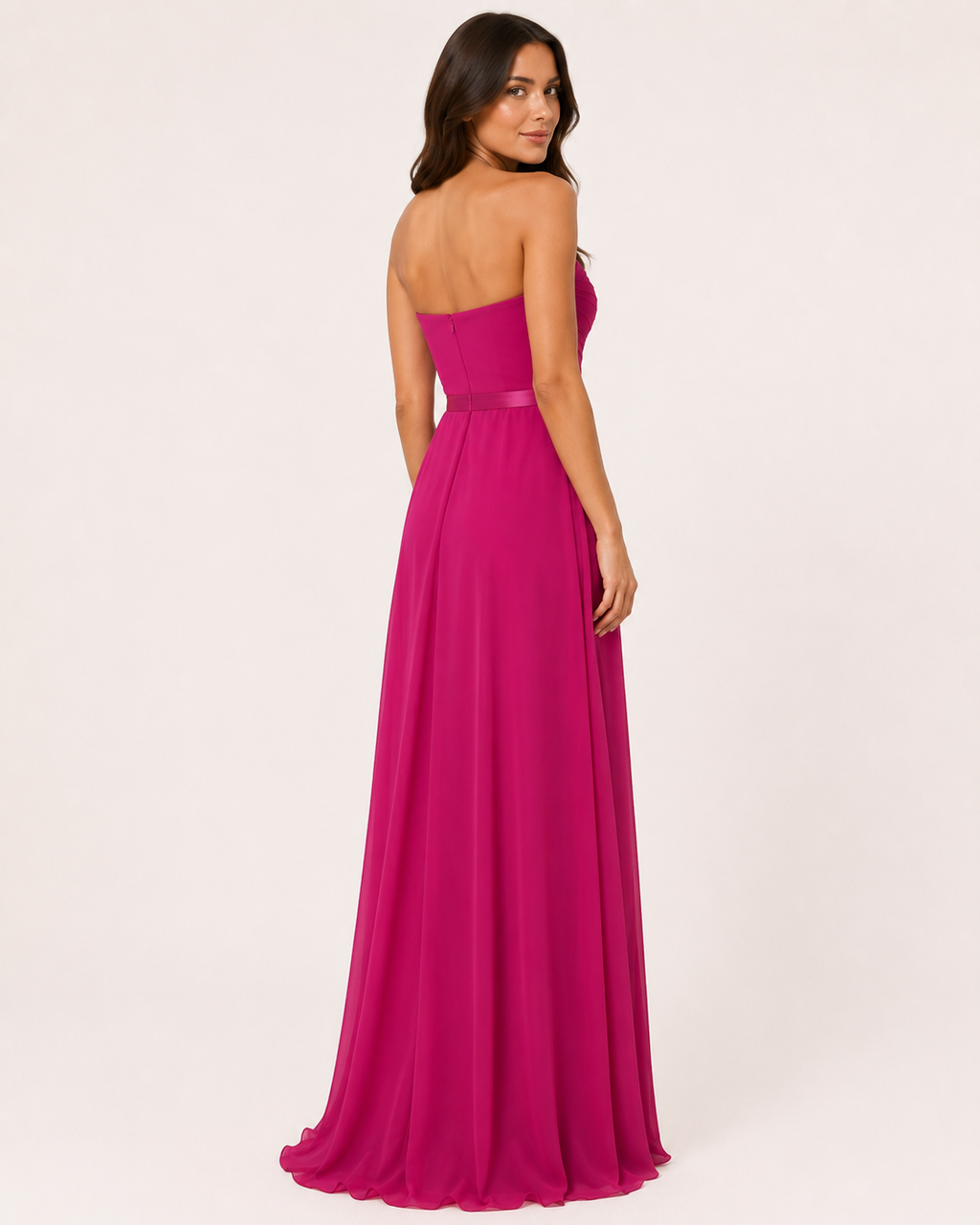 Magenta Sweetheart Gown - Magenta (view 2)