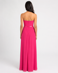 Hot Pink Elegant Evening Dress - Hot Pink (view 1)