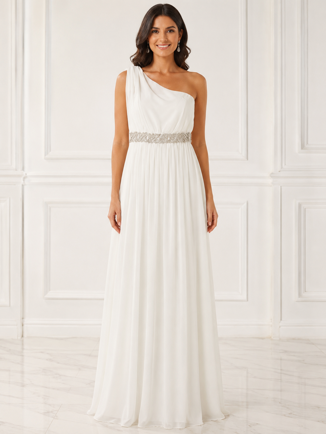 Ivory Classic Evening Gown - Ivory (view 2)