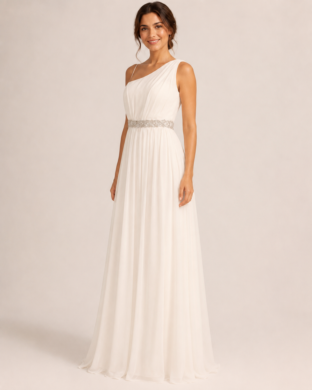 Ivory Classic Evening Gown - Ivory (view 3)