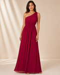 Red Statement Bridesmaid Dress - Red (view 1)