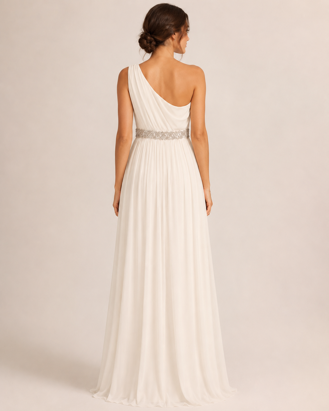 Ivory Classic Evening Gown - Ivory (view 4)