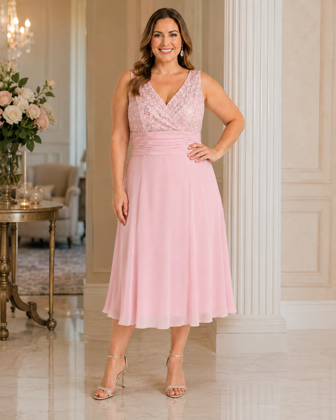 Blush Timeless Prom Gown - Blush (view 1)