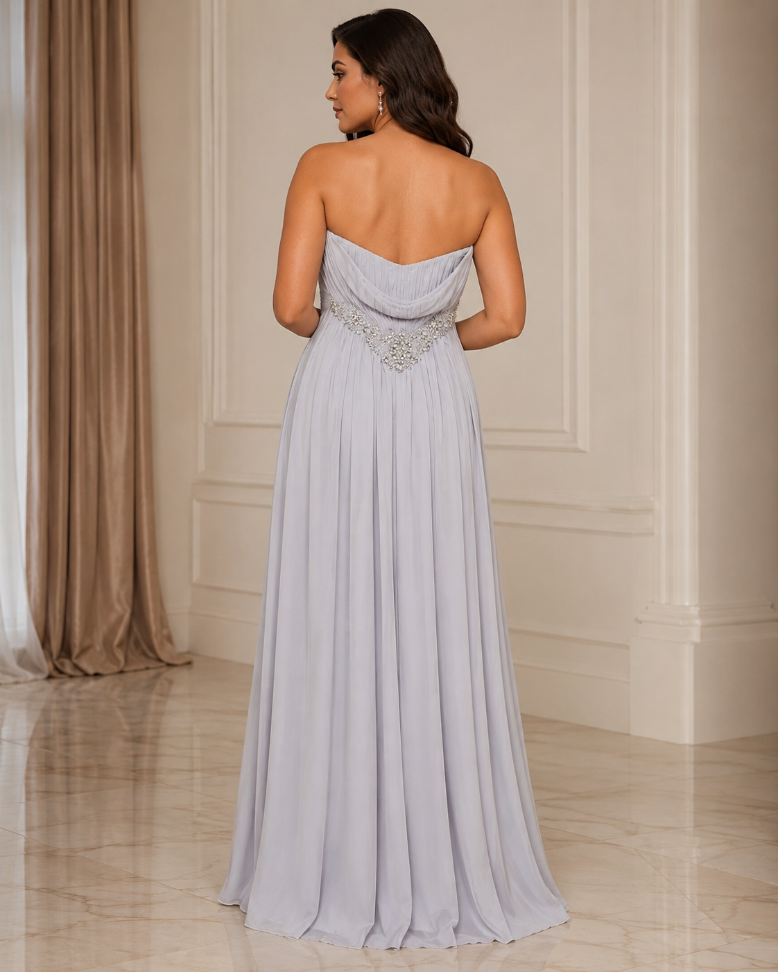 Lilac Statement Occasion Gown - Lilac (view 1)