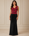 Black Graceful Evening Gown - Black (view 1)