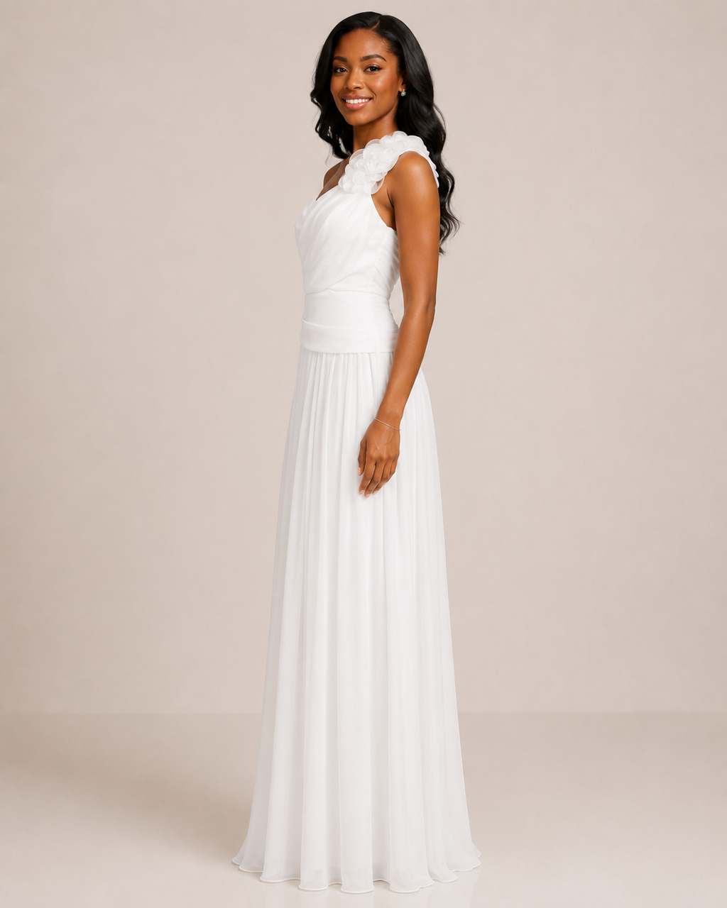 Ivory Timeless Prom Gown - Ivory (view 5)