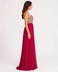 Hot Pink Classic Party Gown - Hot Pink (view 1)