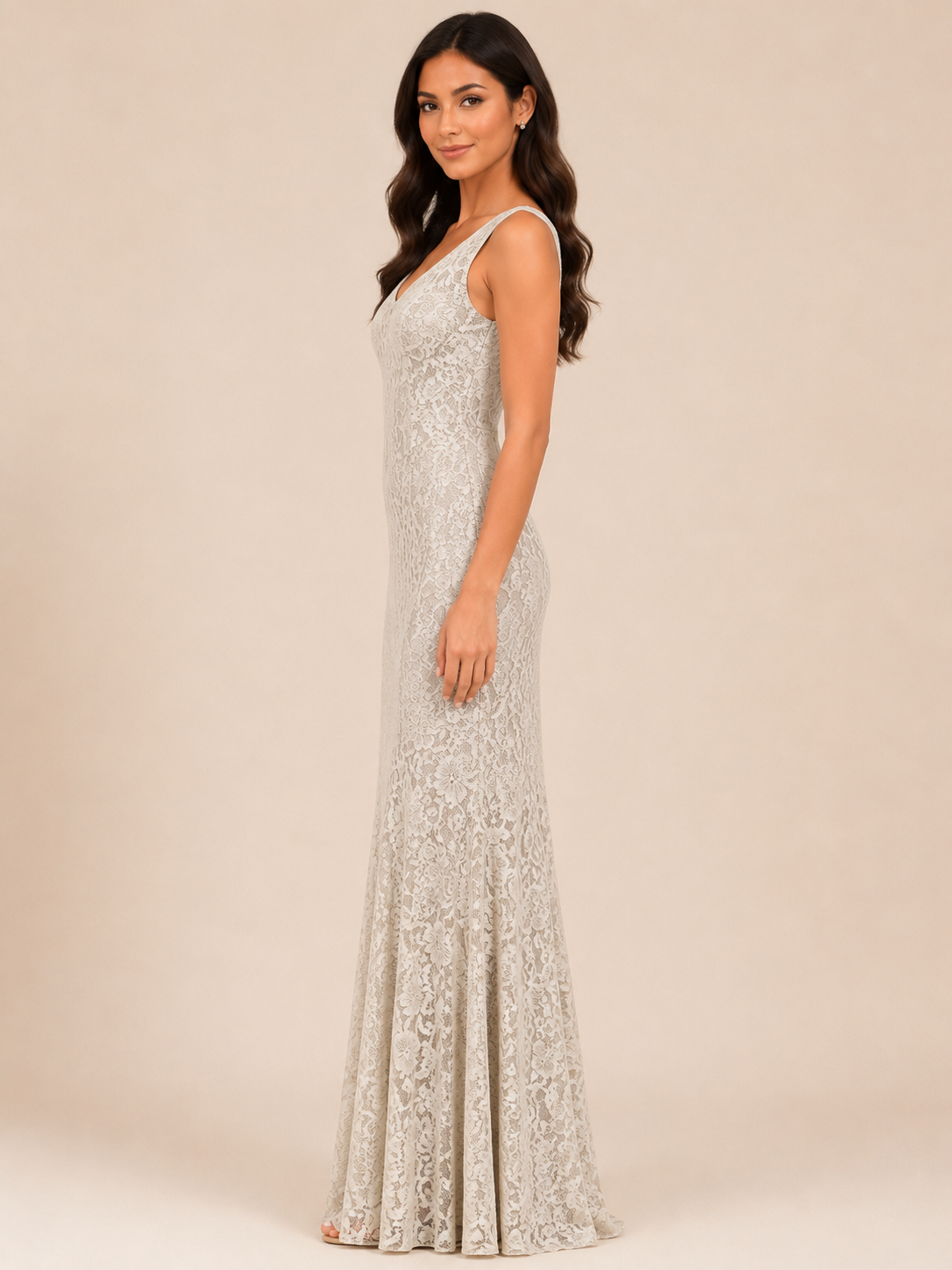 Ivory Classic Evening Gown - Ivory (view 1)