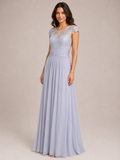 Lilac Elegant Evening Gown - Lilac (view 1)