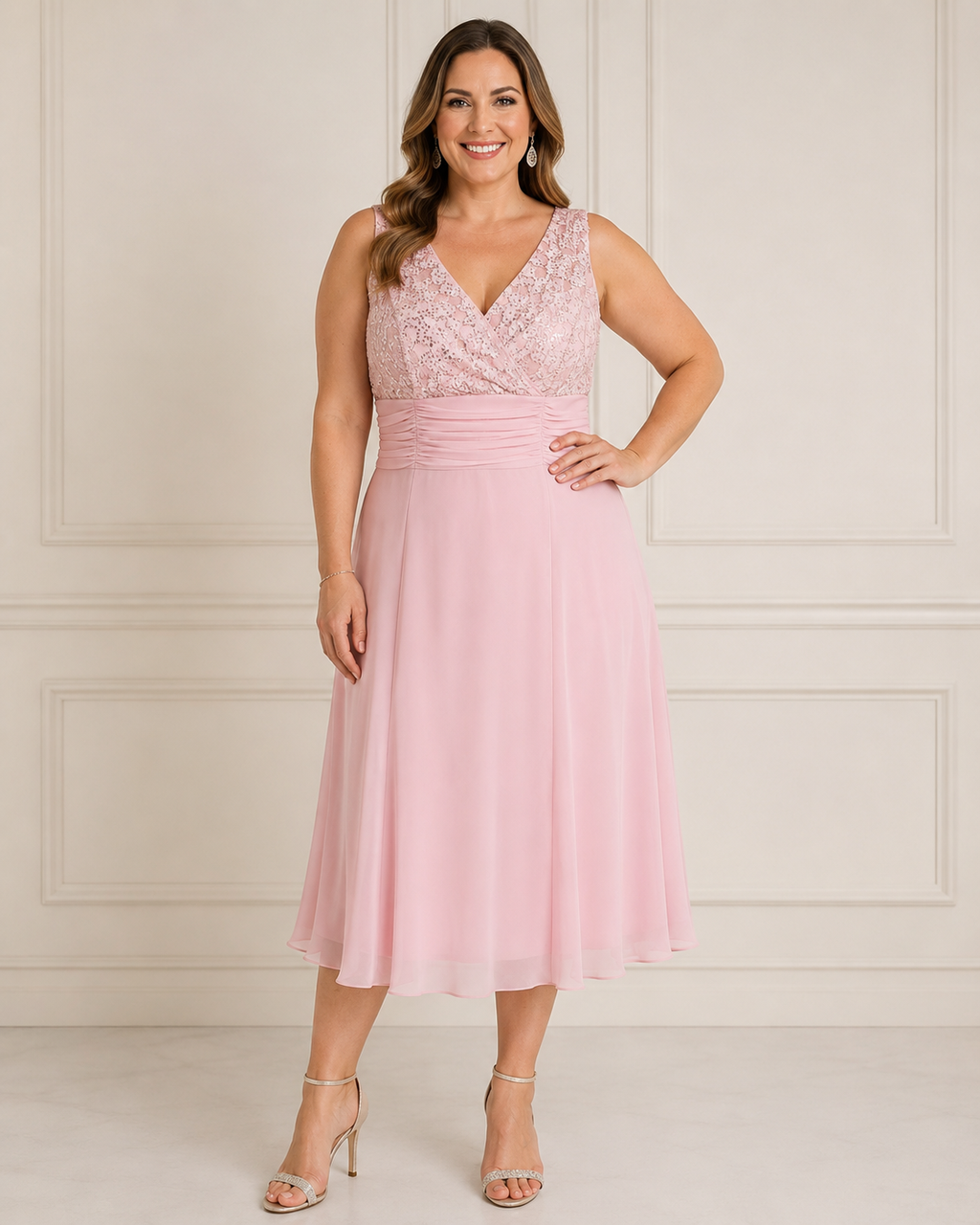 Blush Timeless Occasion Gown - Blush (view 3)