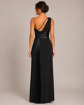Black Graceful Evening Gown - Black (view 1)