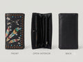 Black Arrow & Feather Western Wallet | Afayi Commerce
