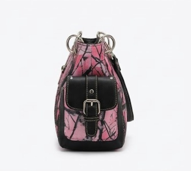 Pink Moonshine Camo Satchel - Alternate View 2 | Afayi Commerce