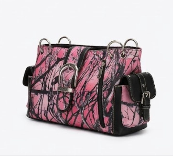 Pink Moonshine Camo Satchel - Alternate View 3 | Afayi Commerce
