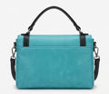 Teal Cross Chain Satchel - Front View | Afayi Commerce