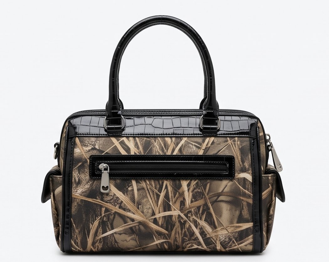 Waterfowl Marsh Camo Satchel - Alternate View 1 | Afayi Commerce