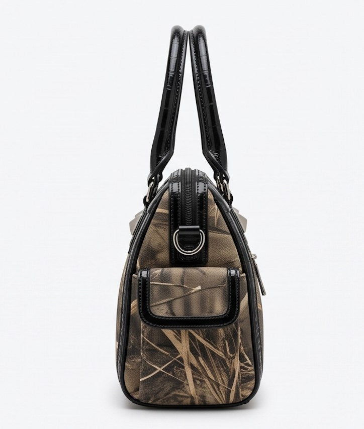 Waterfowl Marsh Camo Satchel - Alternate View 2 | Afayi Commerce
