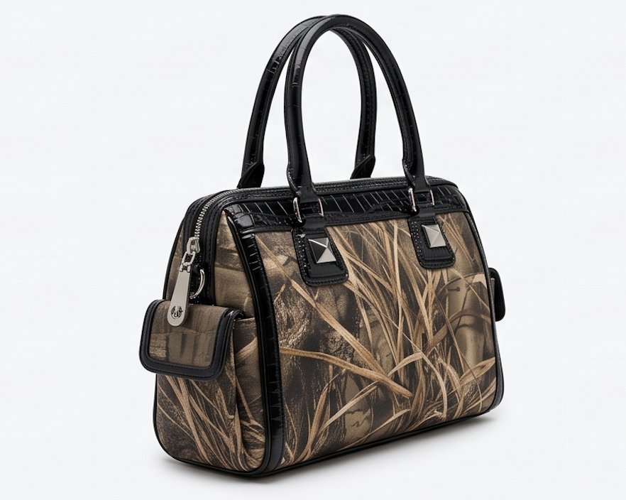 Waterfowl Marsh Camo Satchel - Alternate View 3 | Afayi Commerce