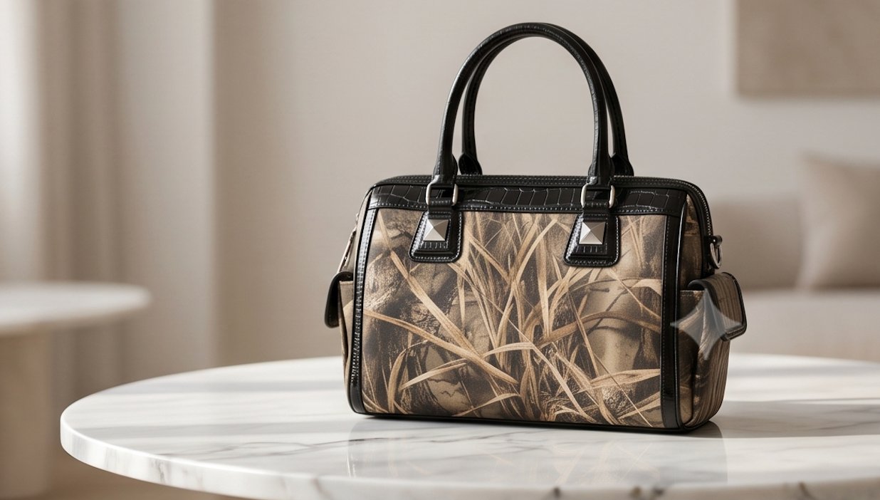 Waterfowl Marsh Camo Satchel - Alternate View 4 | Afayi Commerce