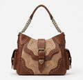 Tooled Western Hobo Bag - Front View | Afayi Commerce