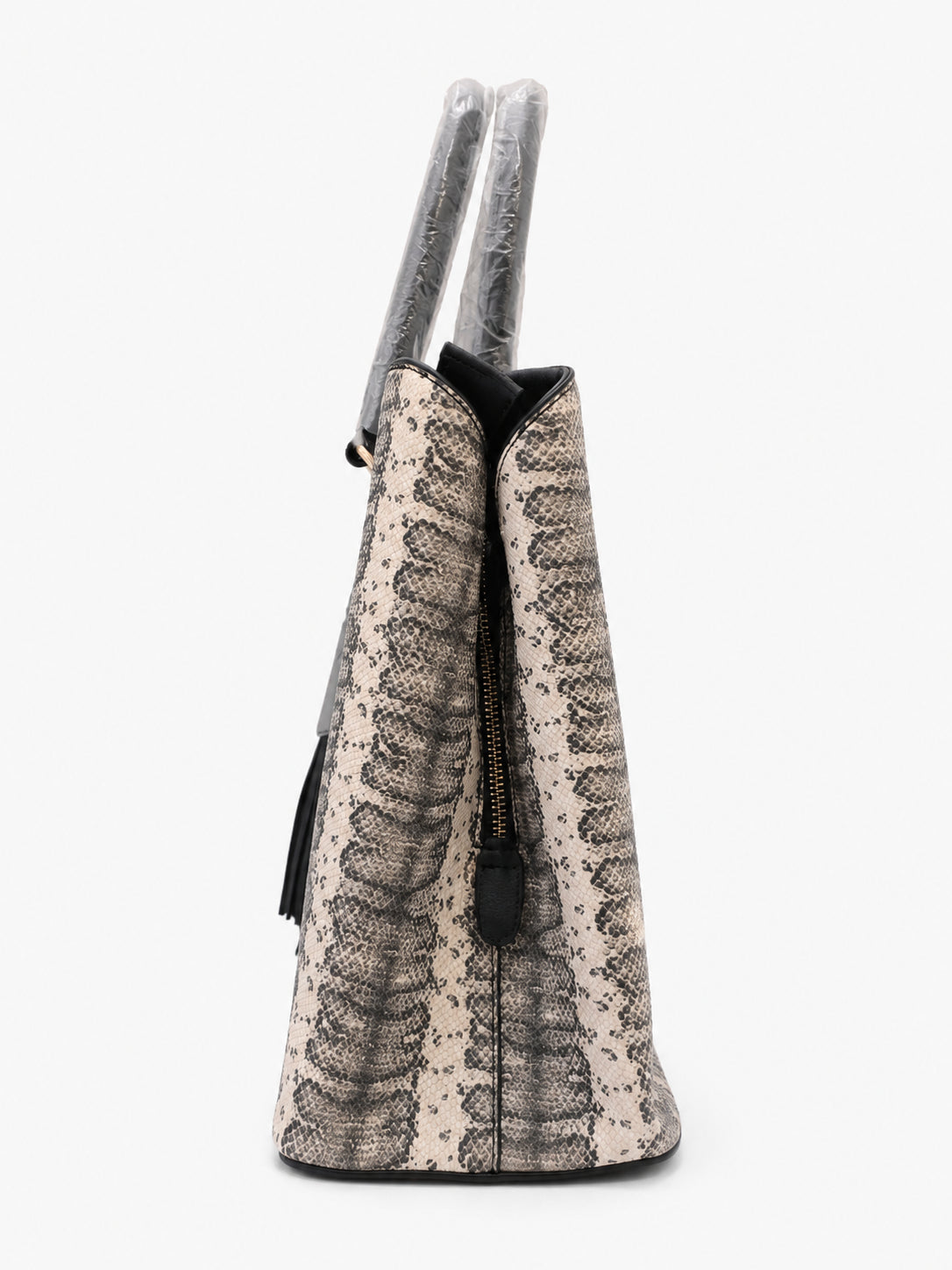 Snakeskin Print Tote Bag - Alternate View 1 | Afayi Commerce