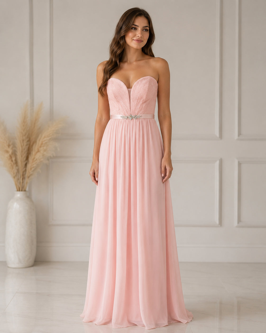 Blush Statement Occasion Gown - Blush (view 1)