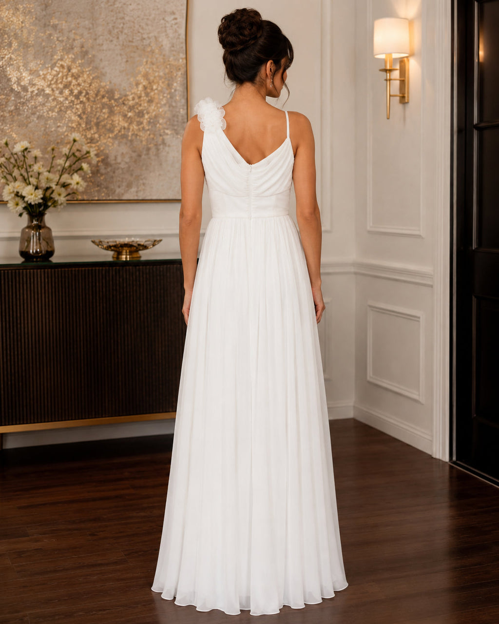 Ivory Timeless Prom Gown - Ivory (view 7)