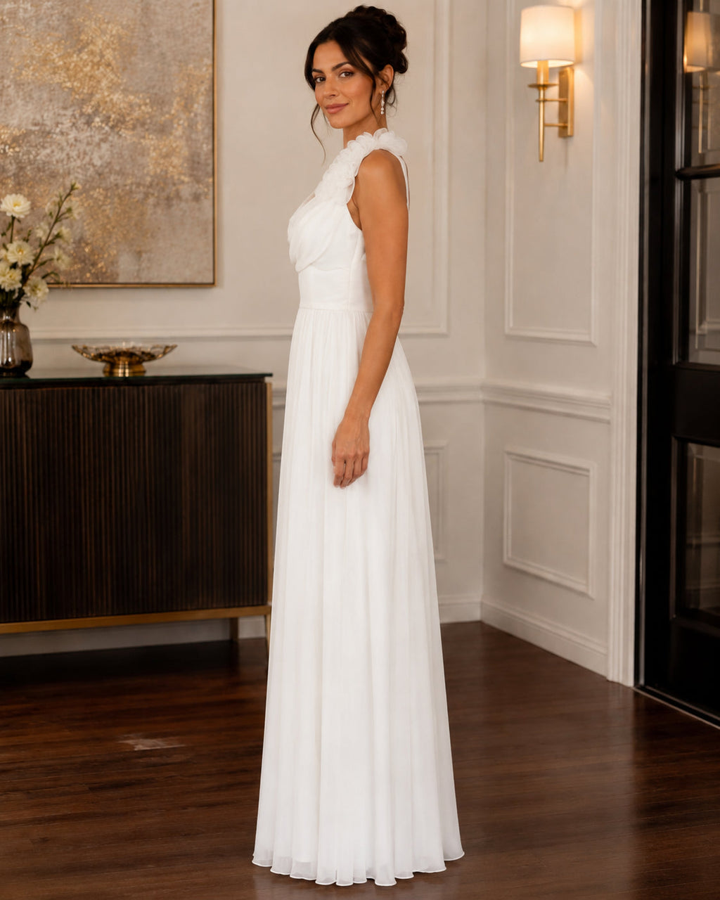 Ivory Timeless Prom Gown - Ivory (view 8)