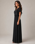 Black Timeless Evening Gown - Black (view 1)