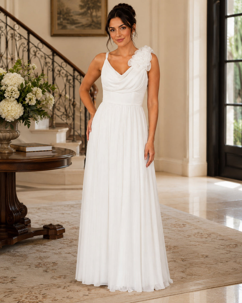 Ivory Timeless Prom Gown - Ivory (view 3)
