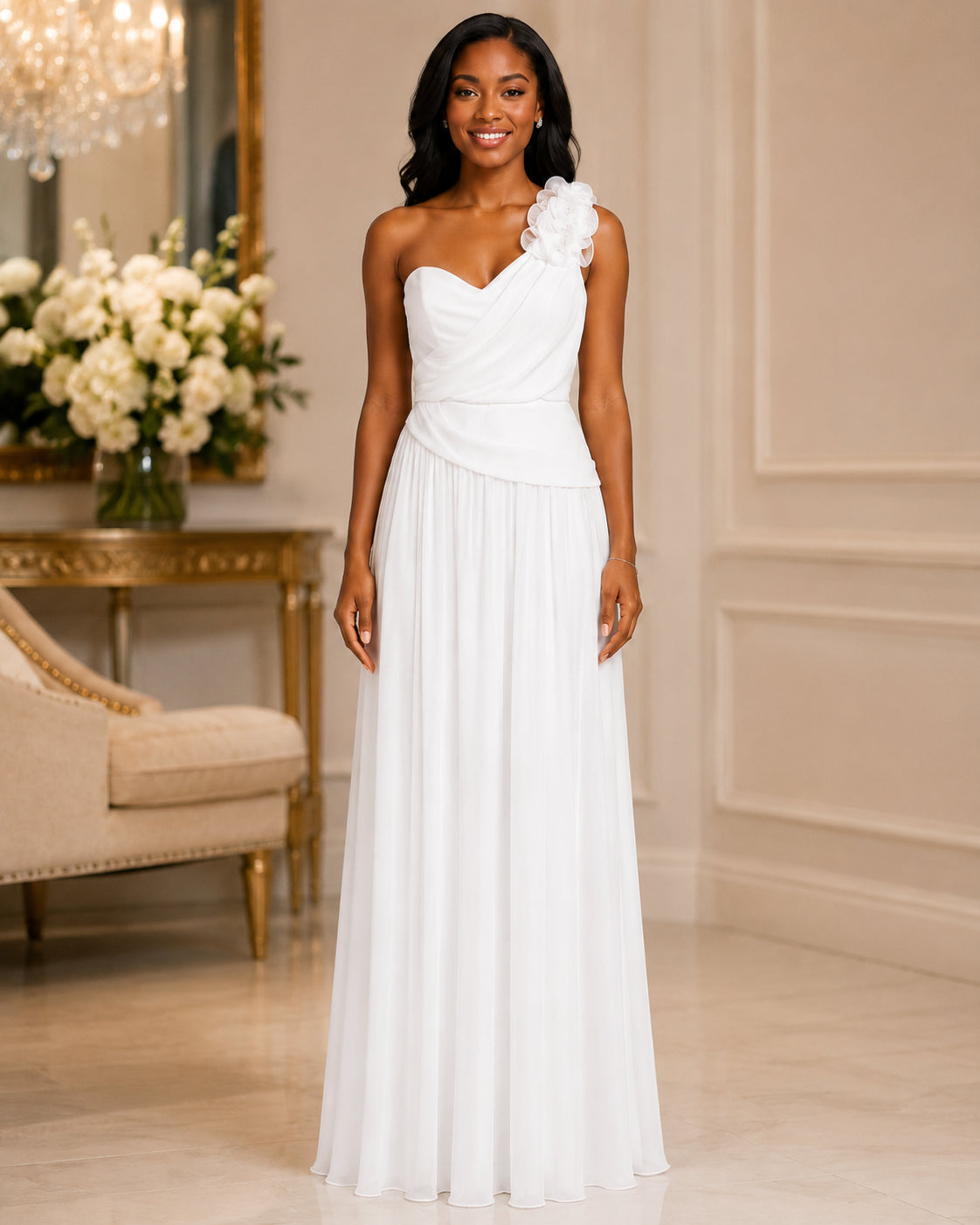 Ivory Timeless Prom Gown - Ivory (view 4)