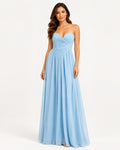 Sky Blue Chiffon Gown - Sky Blue (view 1)