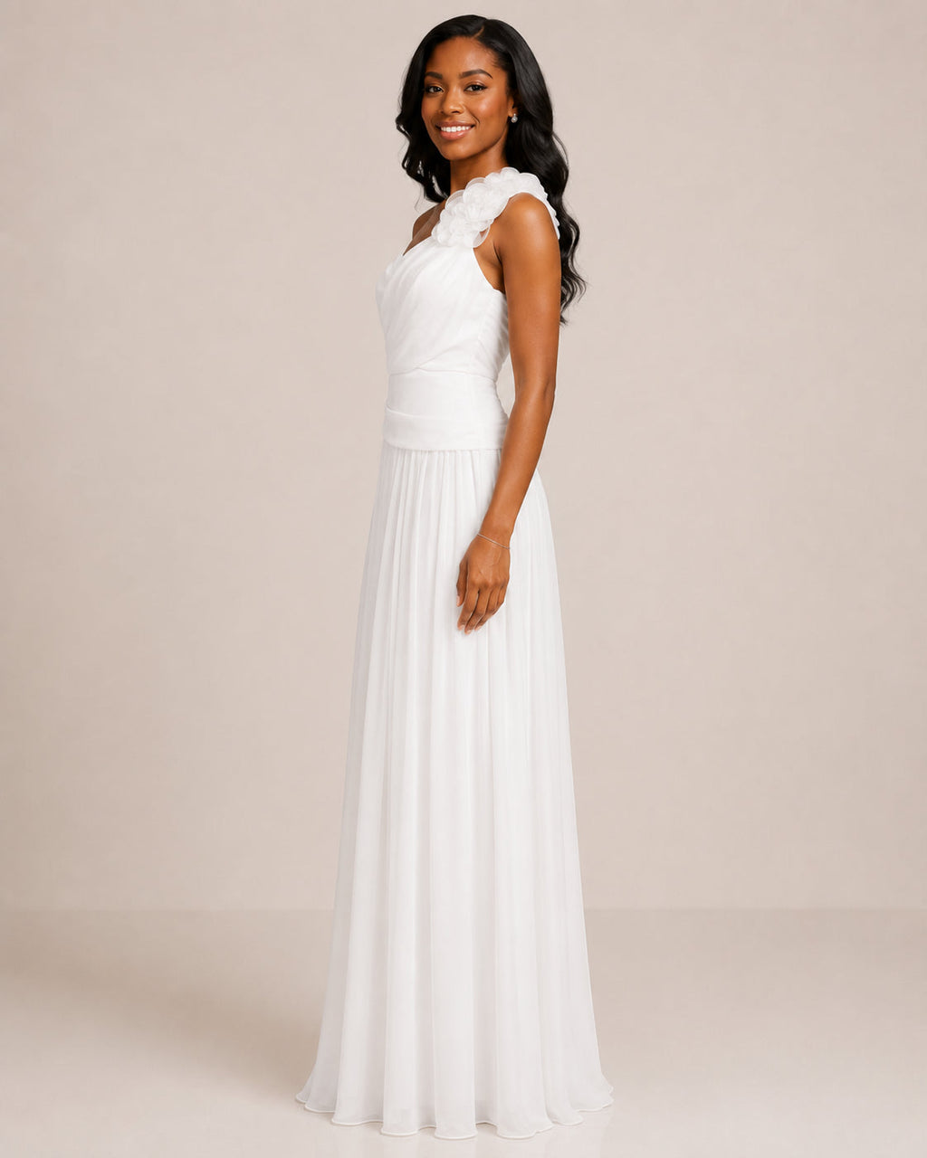 Ivory Timeless Prom Gown - Ivory (view 5)