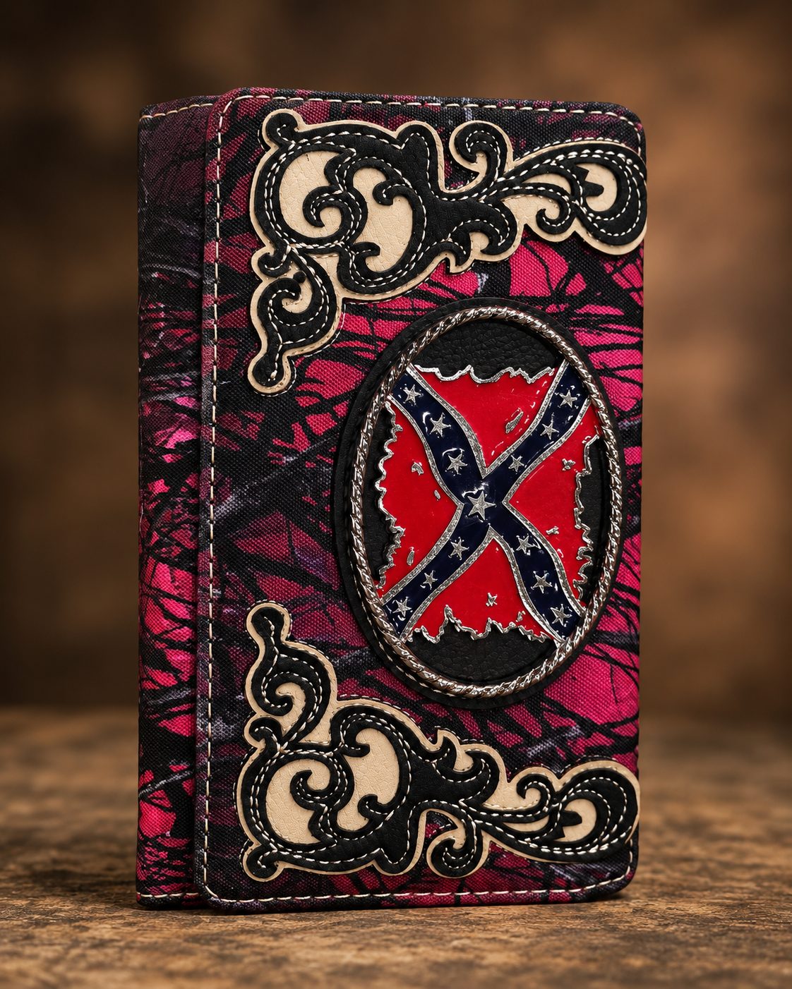 Confederate Flag Camo Wallet - image 1