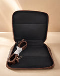 Black Soft Travel Jewelry Organizer Case - image 1