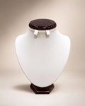 Jewelry Display Bust - Wood-Cap Cream - image 1